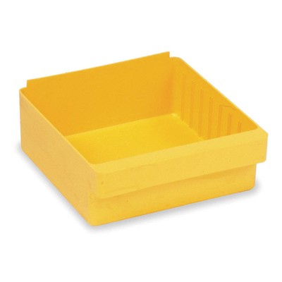 QUANTUM STORAGE SYSTEMS QED606YL Drawer Bin,Yellow,Polystyrene,4 5/8 in 2KWC9