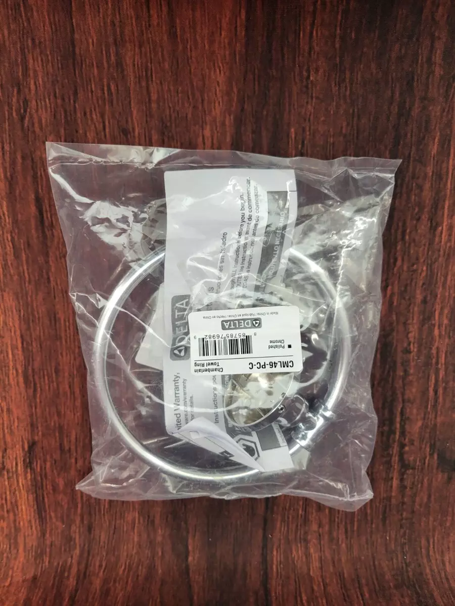 Delta chamberlain towel ring hot sale