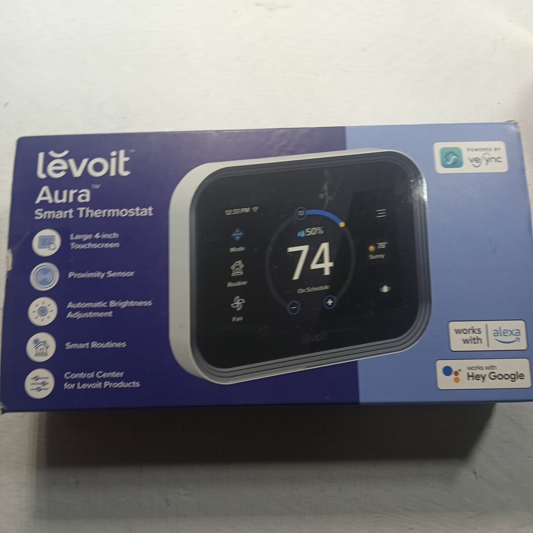 LEVOIT Smart Thermostat for Home, WiFi Programmable Digital Thermostat Aura 400S-image