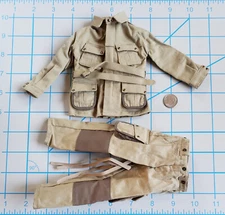Facepool WWII US paratrooper uniform 1/6 scale toys DID soldier airborne Dam Joe