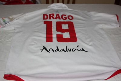Maillot Officiel Sevilla FC – Finale Supercoupe D'Europe Joma, XXL, N°11 Renato, état Correct