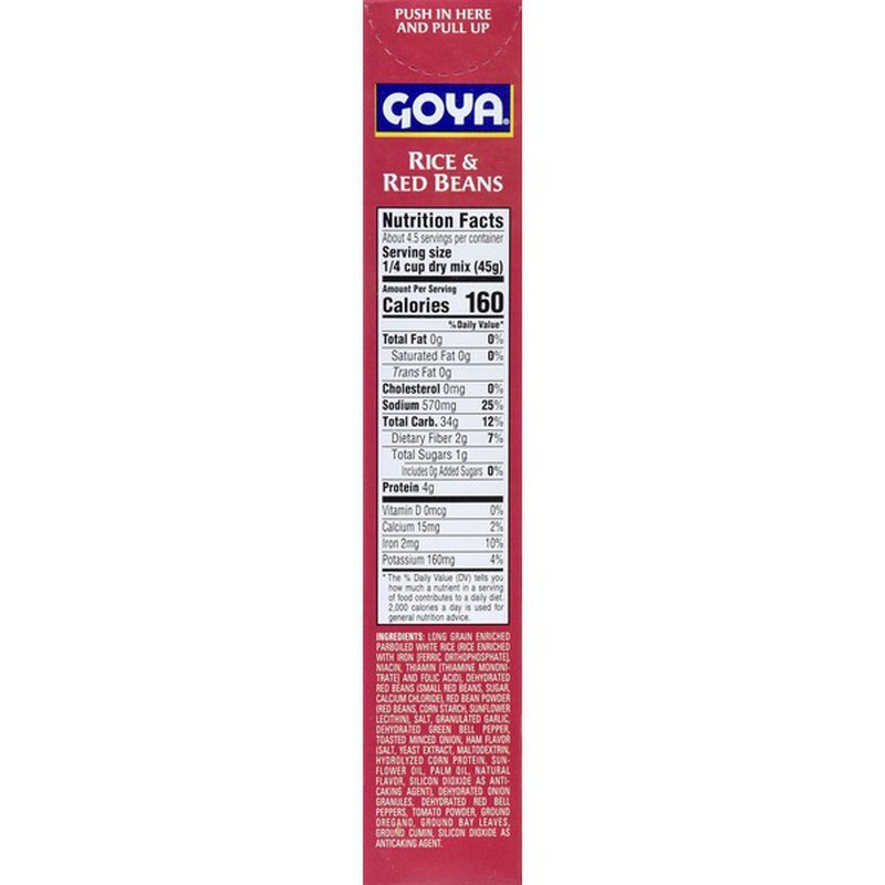 Goya Seasoned Rice & Red Beans, 7 oz