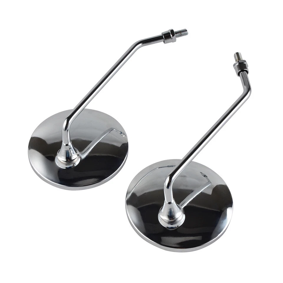 M8 8mm x 1.25 Chrome Motorcycle Scooter Mirrors for CF MOTO GY6 50cc 150cc - Image 4 of 4