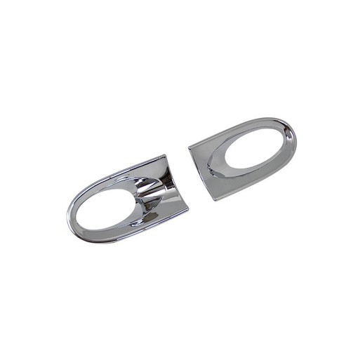 ABS Chrome Front Fog Light Lamp Cover Trim For 2010-2011 Honda CRV CR-V - Picture 2 of 3