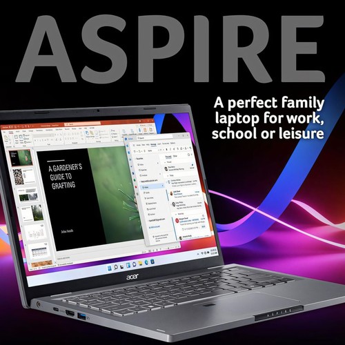 Acer Aspire 14" A14-51M-54D9 Laptop Intel Core 5 16GB RAM 512GB SSD Grey - Picture 3 of 16
