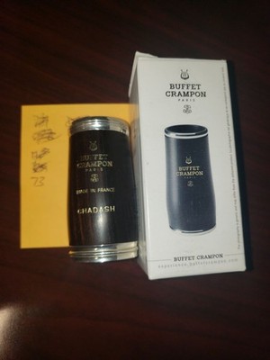 Buffet Crampon Chadash B64 Clarinet Barrel--Silver Rings, New Logo, New In Box!