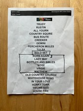 Tyler Childers Set list..Minneapolis MN. April 9 2025
