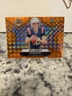 2024 Panini Mosaic - NFL Debut Drake Maye #273 Orange Mosaic Prizm /199 (RC)
