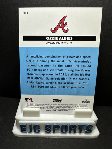2025 Topps All-Star Game - Ozzie Albies Homegrown Heroes #HH-8 Atlanta Braves - Foto 2 di 2