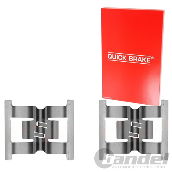 Quick Brake MONTAGE-SATZ BremsbelÄGe ZubehÖR Hinten Passend FüR Audi Q7 Porsche-image