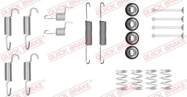 Quick Brake ZubehöRsatz, Feststellbremsbacken 105-0025 FüR Chevrolet-image