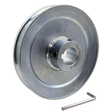 AB550-1 Single Groove Web Sheaves, v Belt Pulley 5.5" OD 1 inch bore,Motor Pu...