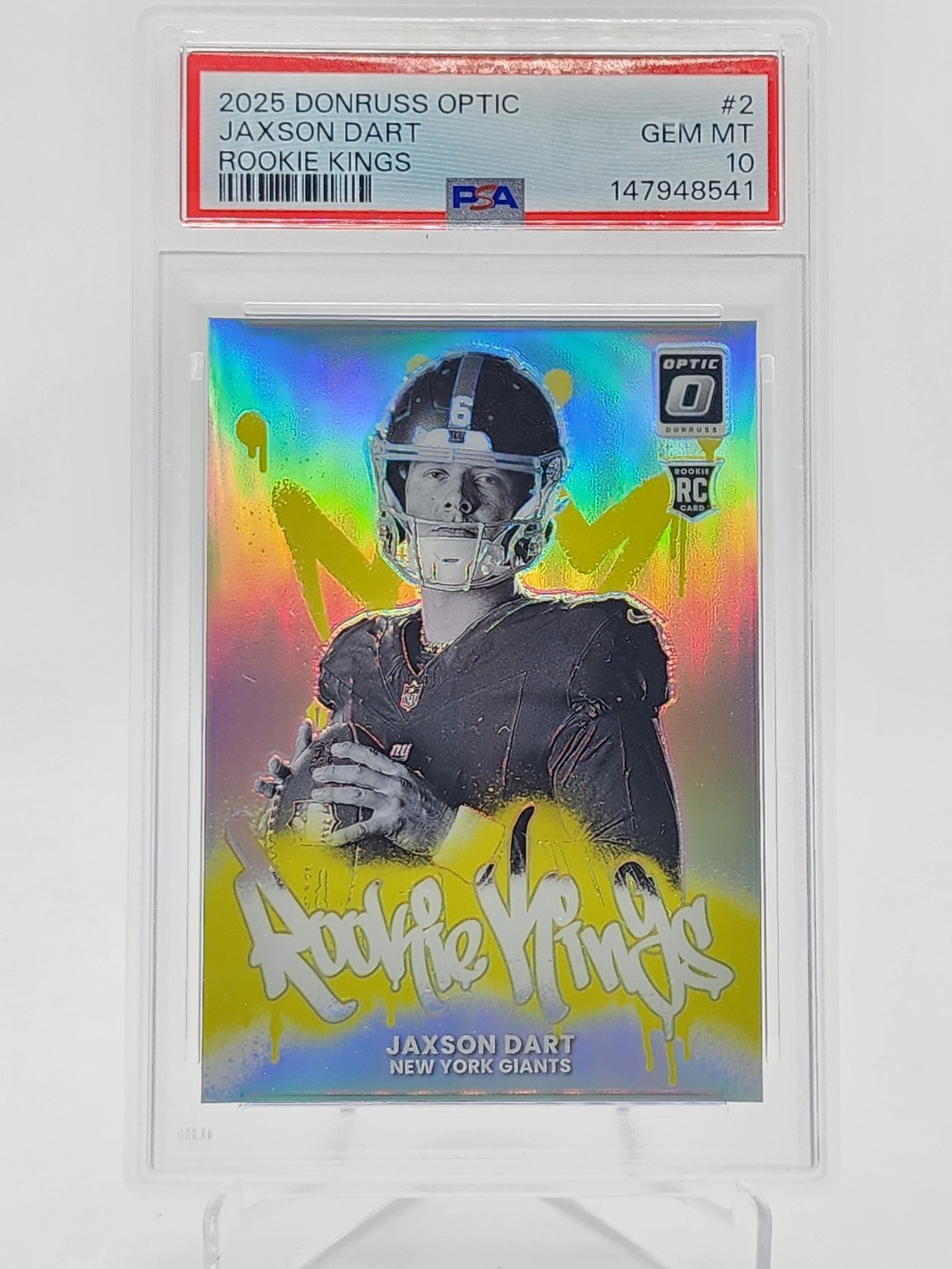 Jaxson Dart Panini Donruss Optic Rookie Kings #2 Base