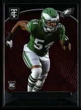 Jeremiah Trotter Jr 2024 Panini Totally Certified #140 Mirror Purple RC Eagles