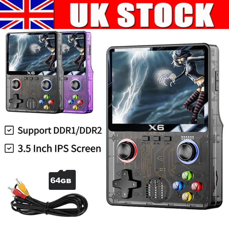 Games Handheld Retro Video Game Console 6000+ retro Classic Games UK