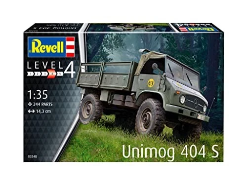 Revell 03348 Unimog 404 S - Kit modello in scala 1:35 - NUOVO  - Immagine 2 di 4