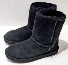 UGG Australia Classic II Black Booties 1017703K US 6K Big Kids