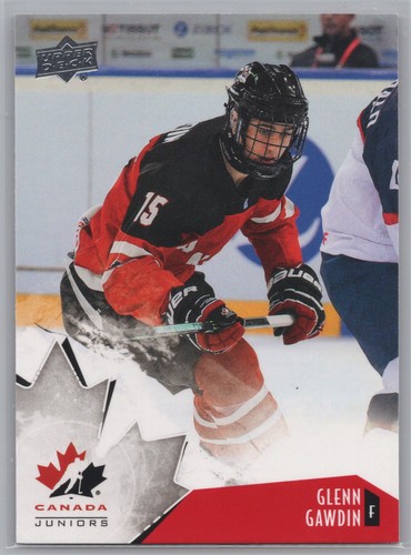 2015 Upper Deck Team Canada Juniors Glenn Gawdin #26 card