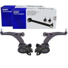2X DELPHI QUERLENKER VORNE UNTEN PASSEND FÜR FORD FOCUS 2 + C-MAX VOLVO V50 S40