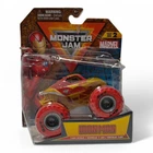Monster Jam Marvel Iron Man Truck – 1:64 Scale Die-Cast Vehicle [DAMAGED BOX]