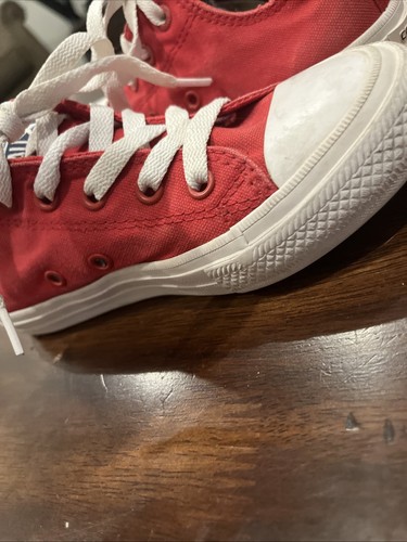 Zapatos Converse Youth All Star Low Top ROJOS de lona talla 13 - Imagen 8 de 13
