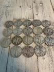 1916-1947 Walking Liberty Half Dollar Mixed Dates 90% Silver Tube Of 18