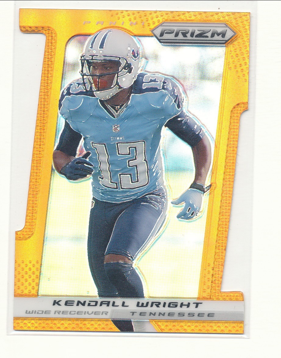 2013 Panini Prizm Kendall Wright Orange Prizm Die-Cut /50