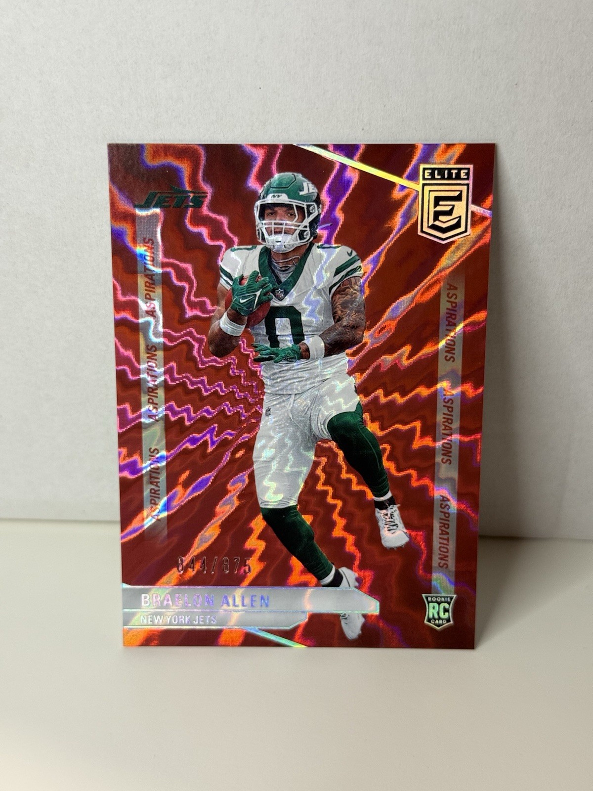 2024 Panini Donruss Elite Rookies Braelon Allen #194 Red Aspirations /875 (RC)