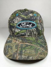 FORD Signatures Camo Woods Baseball Cap One Size Strap Back Teal Black Logo
