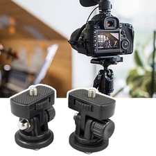 2-Pack Camera Hot Shoe Adapters with Independent Mount Controls for Accessories