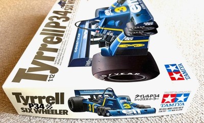TAMIYA 1/12 TYRRELL P34 SIX WHEELER F1 Racing Car Plastic Model