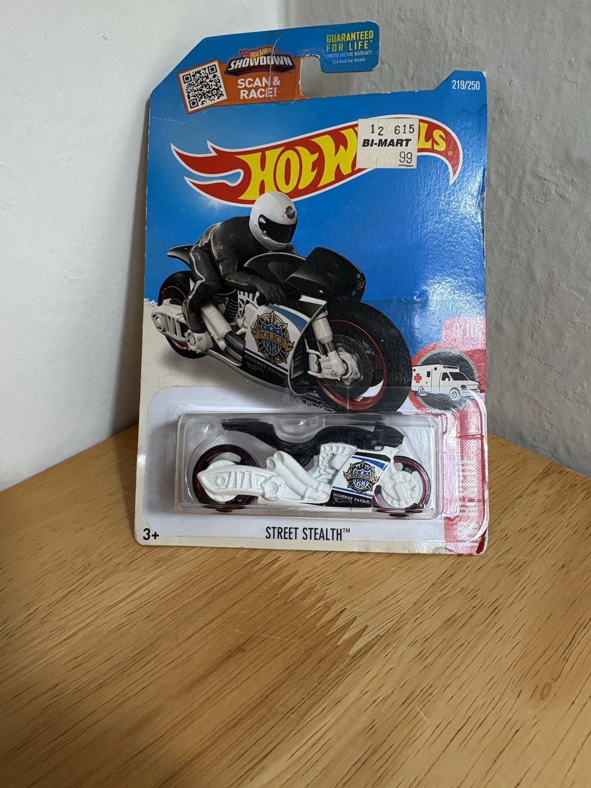 2016 Hot Wheels Street Stealth '68 Police Highway Patrol 9/10 Hw Rescue 219/250