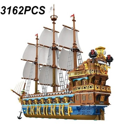 Royal Sunshine! 3162pcs Ship - Realistic Sun Pirate Desktop Ornament