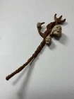 Original Vintage Star Wars 1985 Amanaman Staff Last 17 POTF Skull No Repro