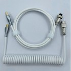 Gaming Keyboard Cable Professional Retractable Sturdy Connector Coiled Keyboard