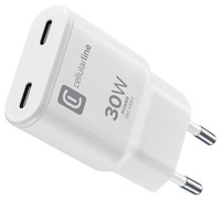 Cellular Line 2Xusb-C LadegeräT Mit Gan-Technologie -GAN Slim 30W 2Xusb-C 30W...