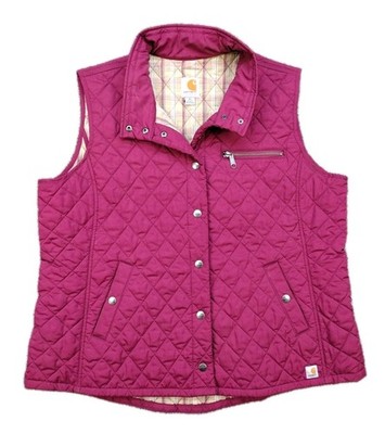 ジャケット・アウター Carhartt women vest pink Carhartt For Women Skyline Vest SZ XL Tulip Pink Insulated