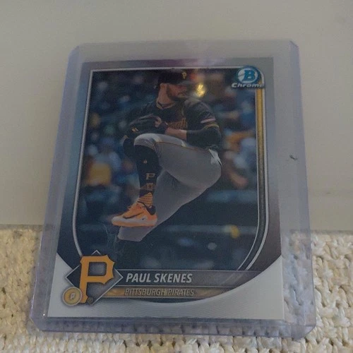 Topps 2024 Bowman Chrome #30 Paul Skenes Pittsburgh Pirates Baseball Card