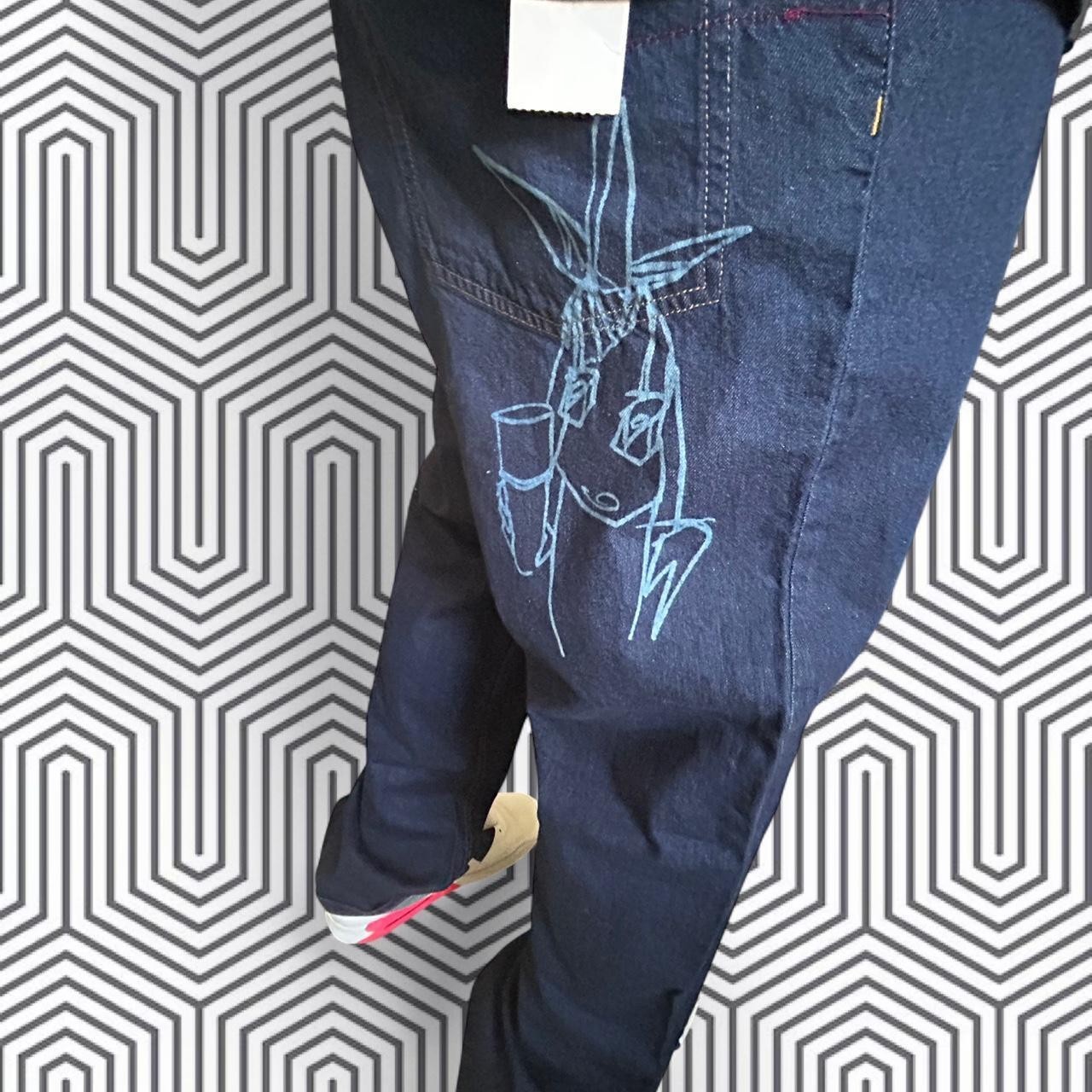 NWT *Sealed in bag* Futura2000 X ZooYork jeans # y2k Siiize 34 x 32  Very Baggy