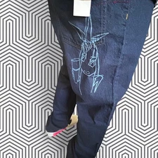 NWT *Sealed in bag* Futura2000 X ZooYork jeans # y2k Siiize 34 x 32  Very Baggy