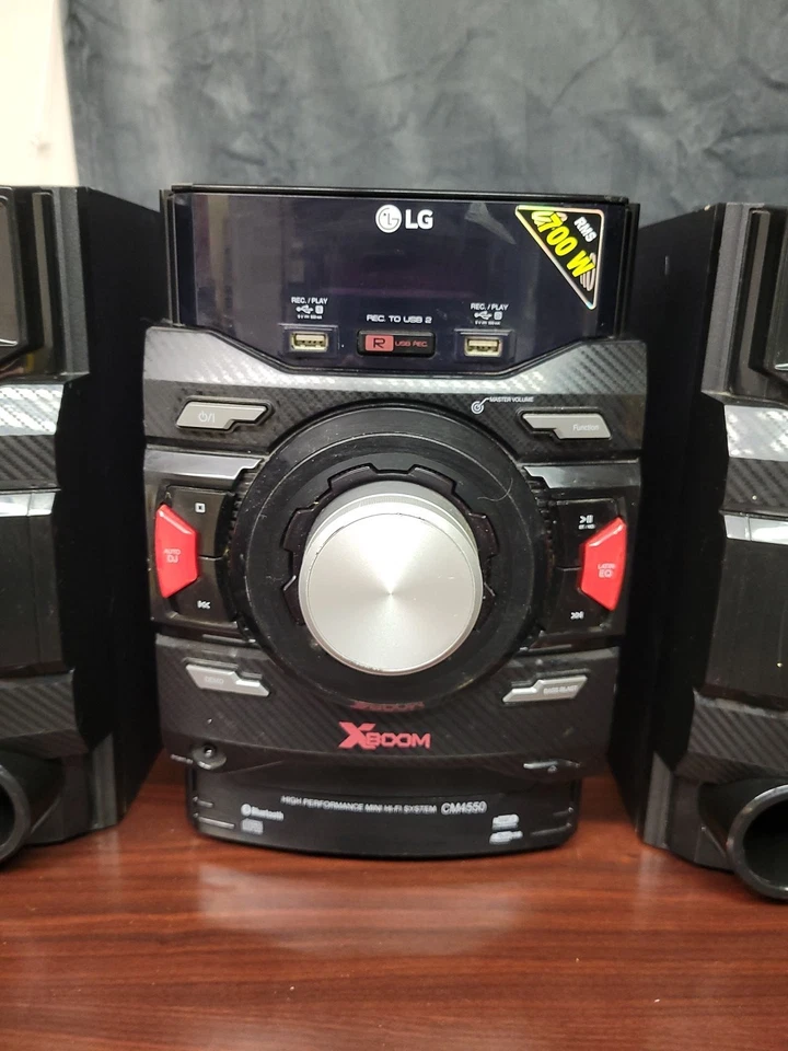 LG CM4550 700W 2.1 Channel Mini Shelf Bluetooth Stereo w/ Subwoofer - Image 3 of 4