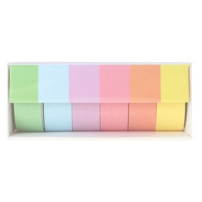 Highlighter Tape Marking Sticker Sticky Note Colored Tape Removable Sticky Tabs