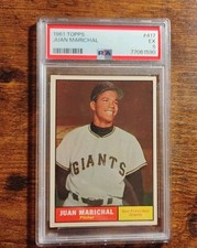 1961 Topps Juan Marichal #417 PSA 5