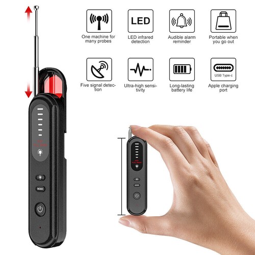 Anti-Spy Hidden Camera Detector Bug GPS Tracker Finder Scanner Device Hotel Car - Bild 20 von 22