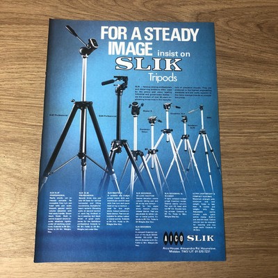 CAMS08 MAGAZINWERBUNG 11X8 SLIK STATIVE: SL67 PROFESSIONAL