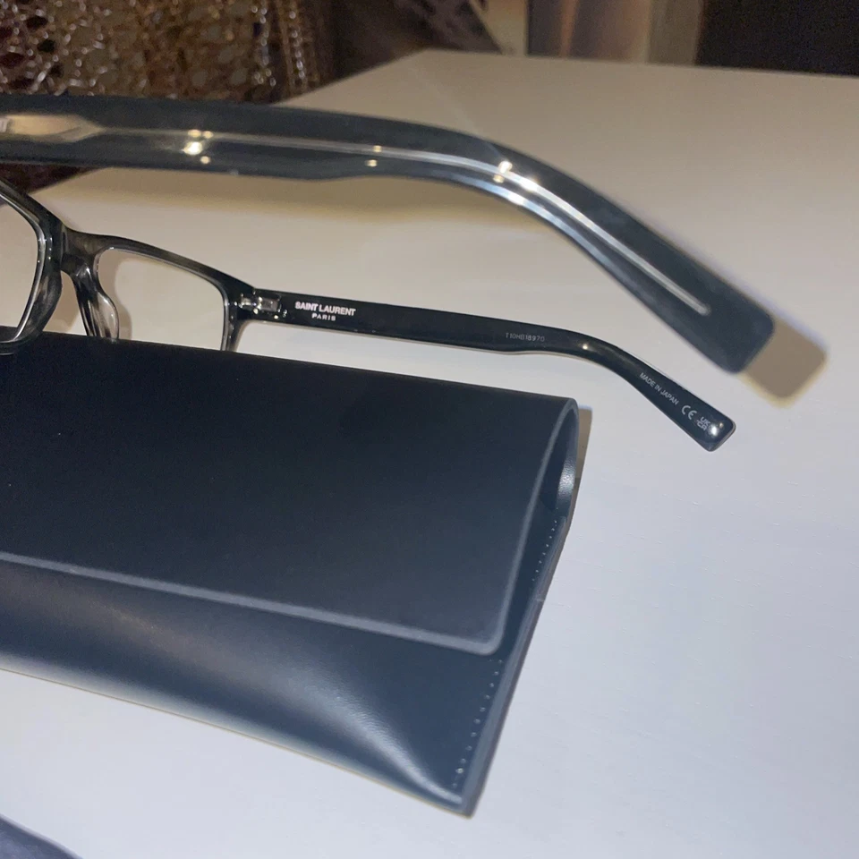 Gafas Saint Laurent SL 622 Gris Habana 005 56 16 145 Nuevas Con Estuche Foto 4 de 4