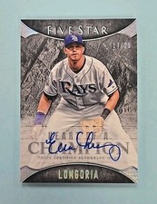 2017 Topps Five Star Evan Longoria Heart Of A Champion Auto #FSHC-EL Card /25