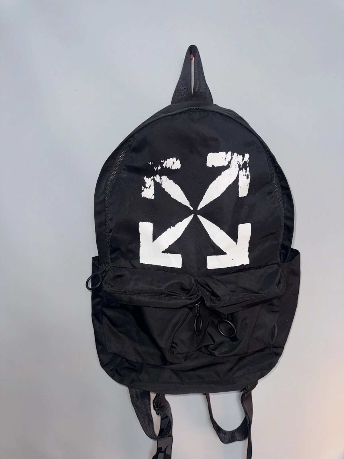 Off White Arrow Backpack Rucksack Black White - image 1
