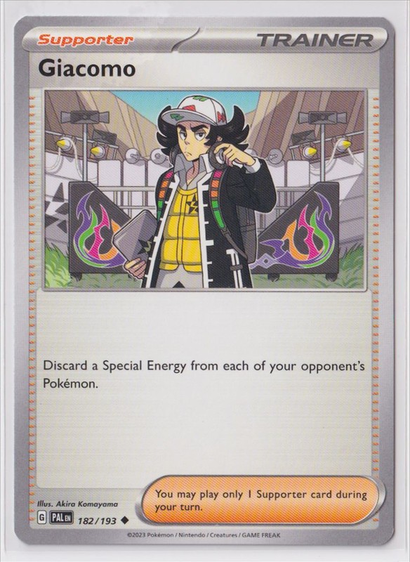 Pokemon Paldea Evolved 182/193 Giacomo