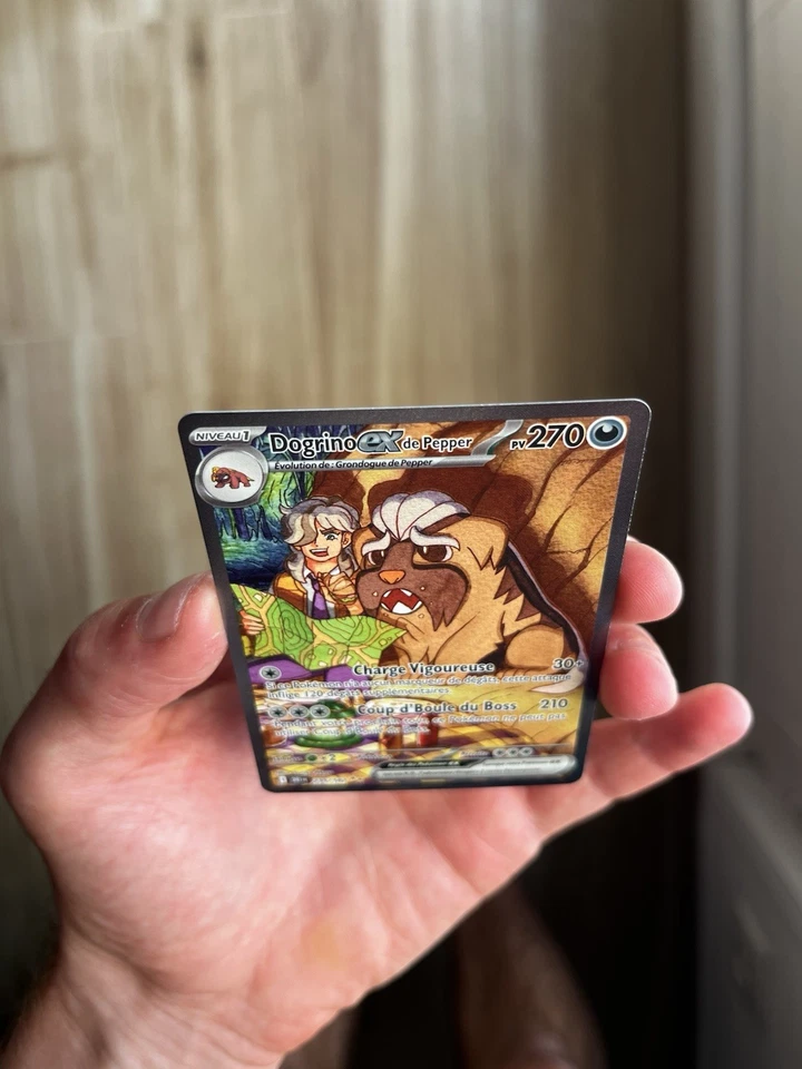 Lot Carte Pokémon Dogrino ex de Pepper ALT 235/182 et FA 218/182 FR - Photo 3/4